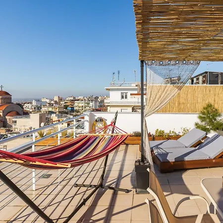 City's Balcony, Iconic Friends Inspired Home, Epic View By #binobi! Lejlighed Thessaloníki
